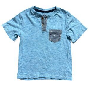 Toddler Boys Genuine Kids by OshKosh Star Pocket Heathered Tee Shirt - Sz 5T